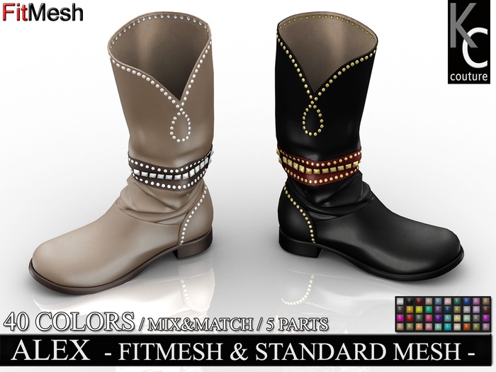.:KC:. ALEX Boots - FITMESH & STANDARD / FATPACK
