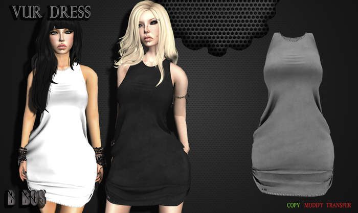 B BOS -Vur Dress-Grey-