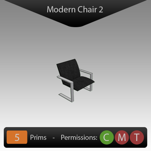 5 Prims - Modern Chair 2 