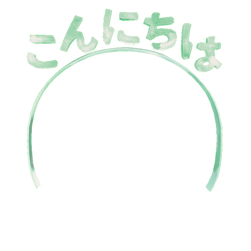 !. NOVA9 .!: Hello Headband (Japanese) Purple.