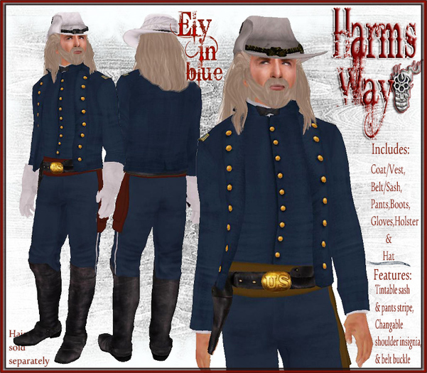 Harm's Way Ely blue