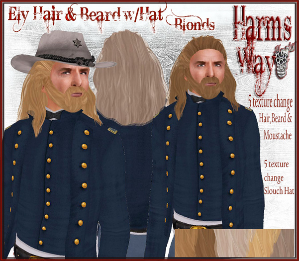 Harm's Way Zeke Hair blonds