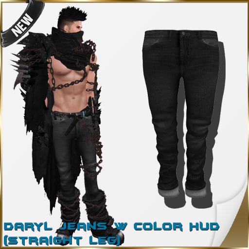 Daryl Jeans W Color HUD V2(Straight Leg)