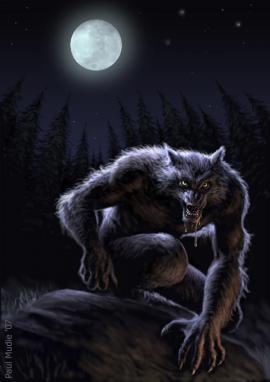 werewolf moon 4 - painting
