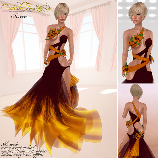 ** Orchidea** FOREVER orange red