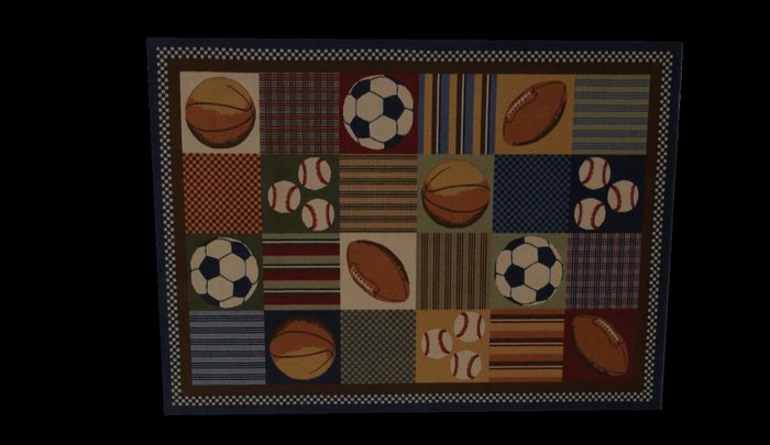 J.R. Inc. - Rectangle - Sports Rug
