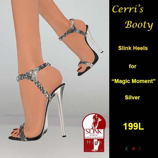 Cerri's Magic Moment Sapphire Slink Heels