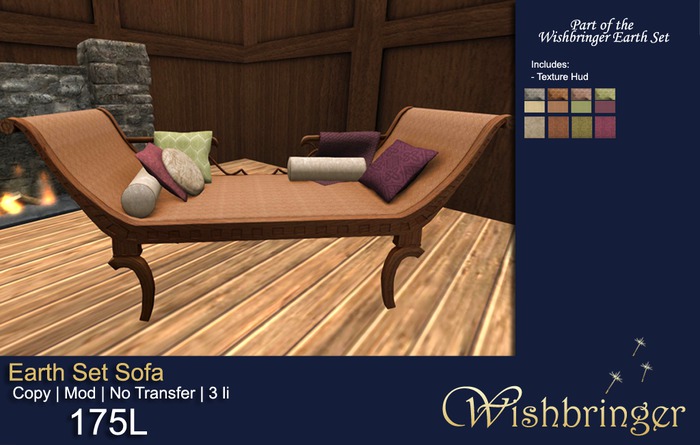 Wishbringer Earth Set Sofa