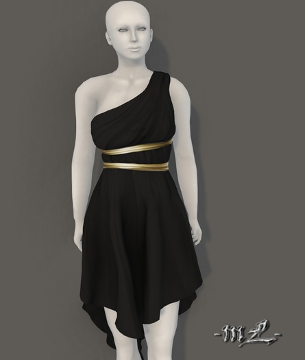 -mL- Athena Dress - Black