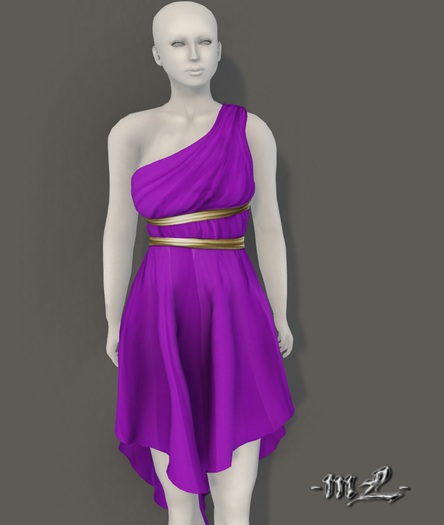 -mL- Athena Dress - Purple