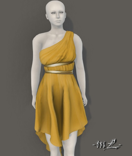 -mL- Athena Dress - Golden