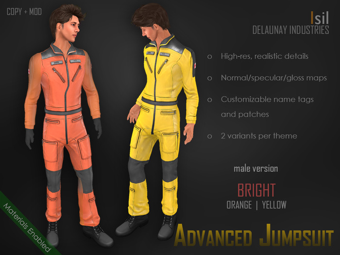 ~Isil~ Advanced Jumpsuit Male (Bright)
