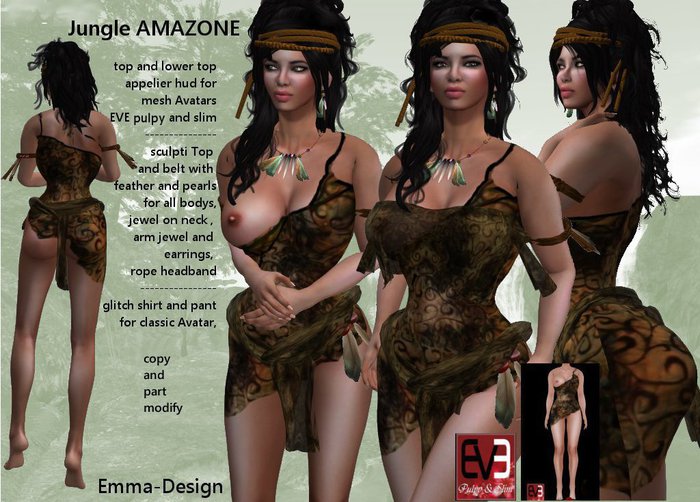 RP orient mesh chic - Jungle Amazone