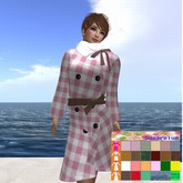 Sugarplum Plaid Trench Coat