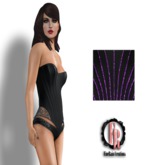 :: FineRain Creations.::Pearl Lingerie Purple Ruled