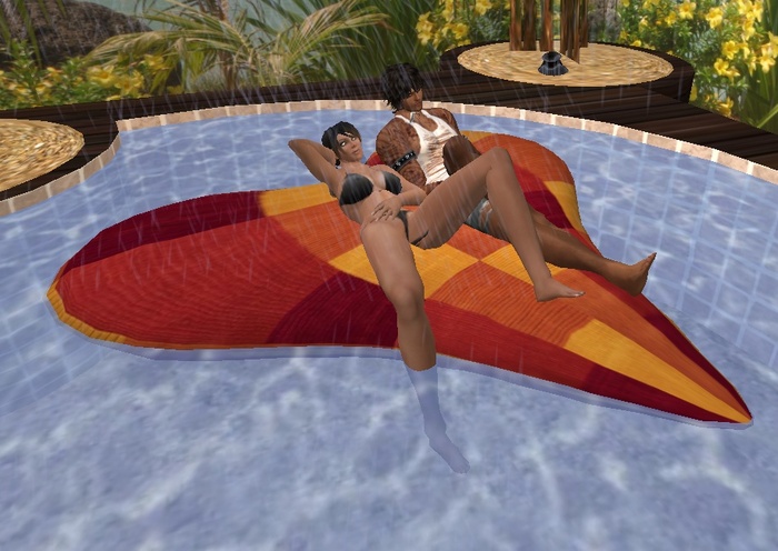 Heart Relax Sunbed Happy Orange