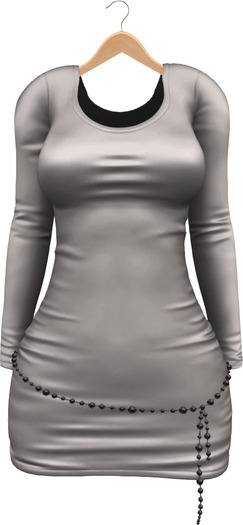 Blueberry Erica - Maitreya Lara & Belleza Venus & Lola's - Satin Dresses & Pearl Belts - Silver