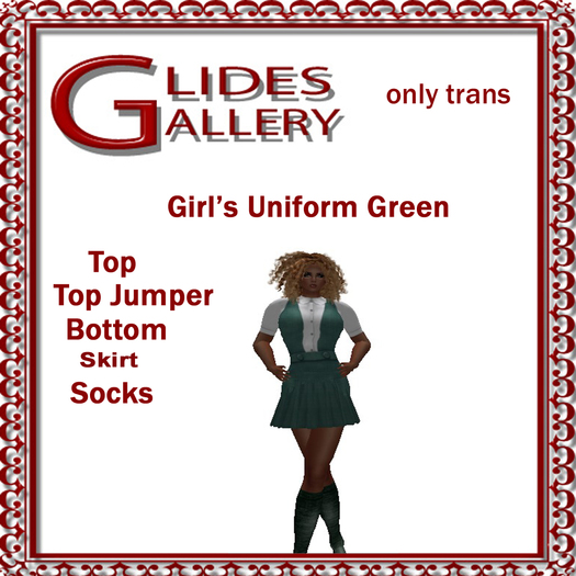 Girls Uniform Green