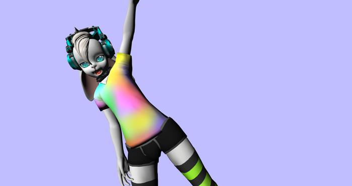 Kemono Rave Cammo V-Neck 