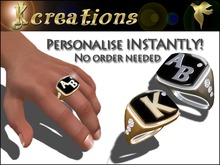 **NEW** Personalised Signet Ring