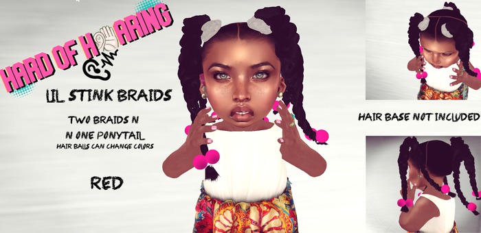 .::H.O.H.:: Lil Stink Braids Red