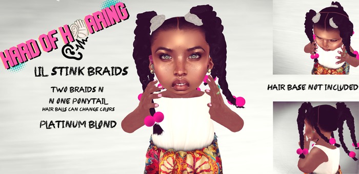 .::H.O.H.:: Lil Stink Braids Plat Blond