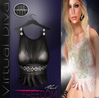 Second Life Marketplace - Virtual Diva Freedom Leather Black