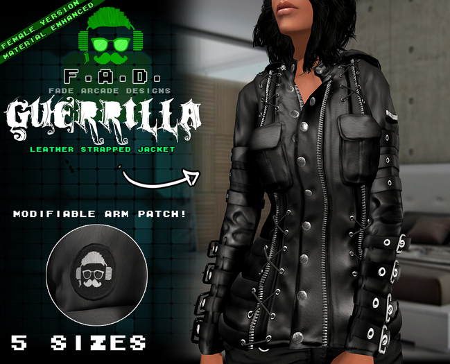 F.A.D. // Ladies Guerrilla Leather Jacket DEMO