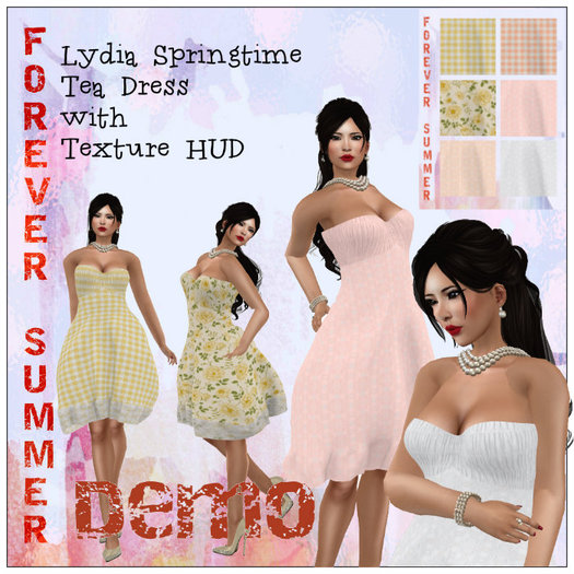 DEMO Lydia Springtime Tea Dress