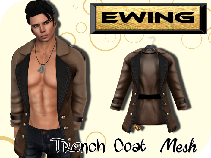 *+EWING+* Trench Coat "Brown"