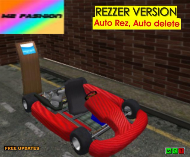 GO SUPERKART 250cm competition 7COLORS REZZER