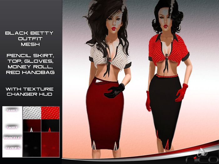 N1CO Black Betty Outfit - Trff female