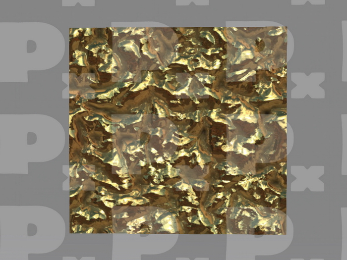 Seamless Crumpled Gold Sheet Texture