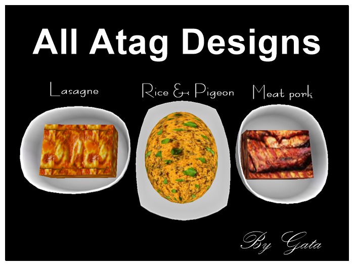 Meat Pork, Lasagne and Rice Pigeon Plate