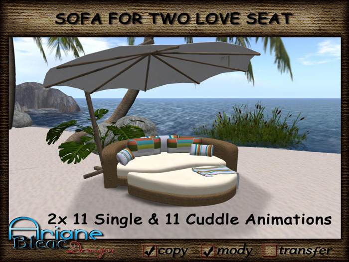 Sofa for Two Love Seat Rattan Outdoor