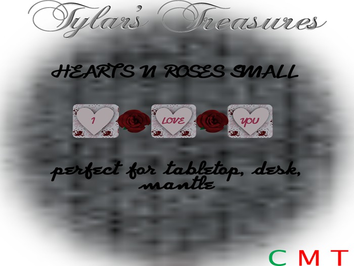 .:TT:.  HEARTS N ROSES SMALL BOXED