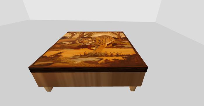 Table Tiger Inlay