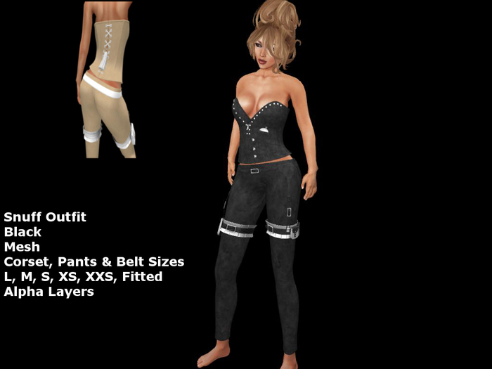 Snuff Outfit Black