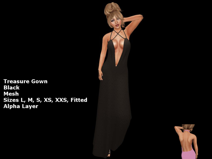 Treasure Gown Black