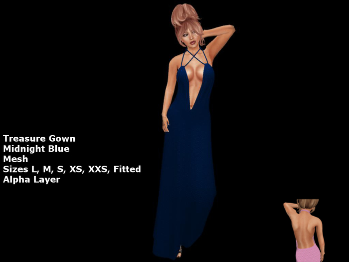 Treasure Gown Midnight Blue