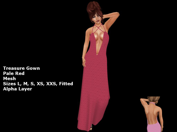 Treasure Gown Pale Red