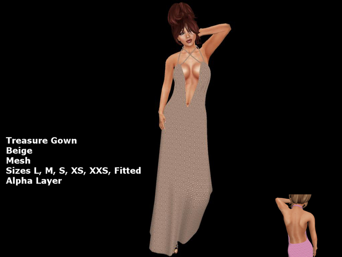 Treasure Gown Beige