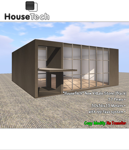 *HouseTech* ~New Vittale Store [BLACK] (Box)
