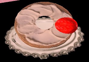 Strawberry Cream Cheese Bagel