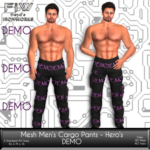 FIW - Men's Mesh Hero Cargo Pants - DEMO