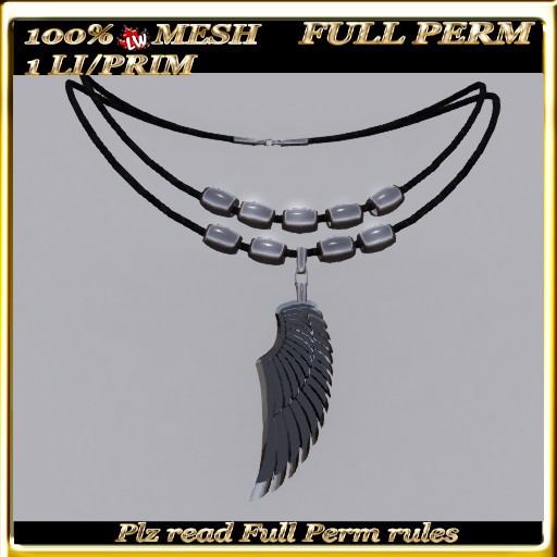 LW_ Mesh Necklace - Wing - Full Perm 