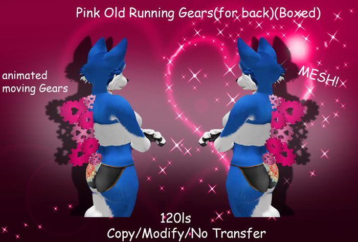 Pink Old Running Gears(for back)(BOXED)