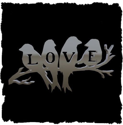 <AA> LoveBirds 3D EMBLEM (Fullperm)