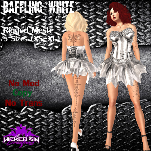 ^WSC^ Baffling *White* {Mesh}