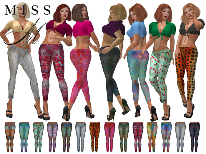 Miss M patterned leggings DEMO